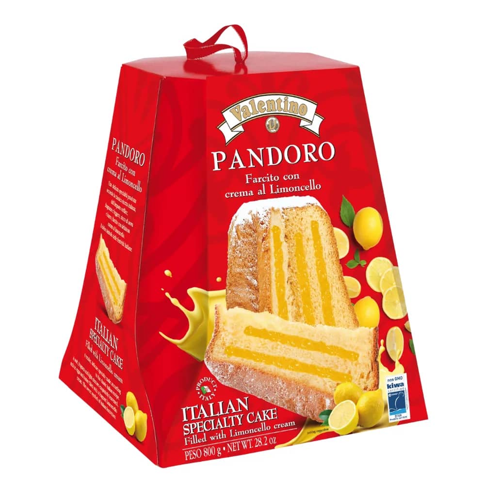 Pandoro Relleno de Crema de Limoncello