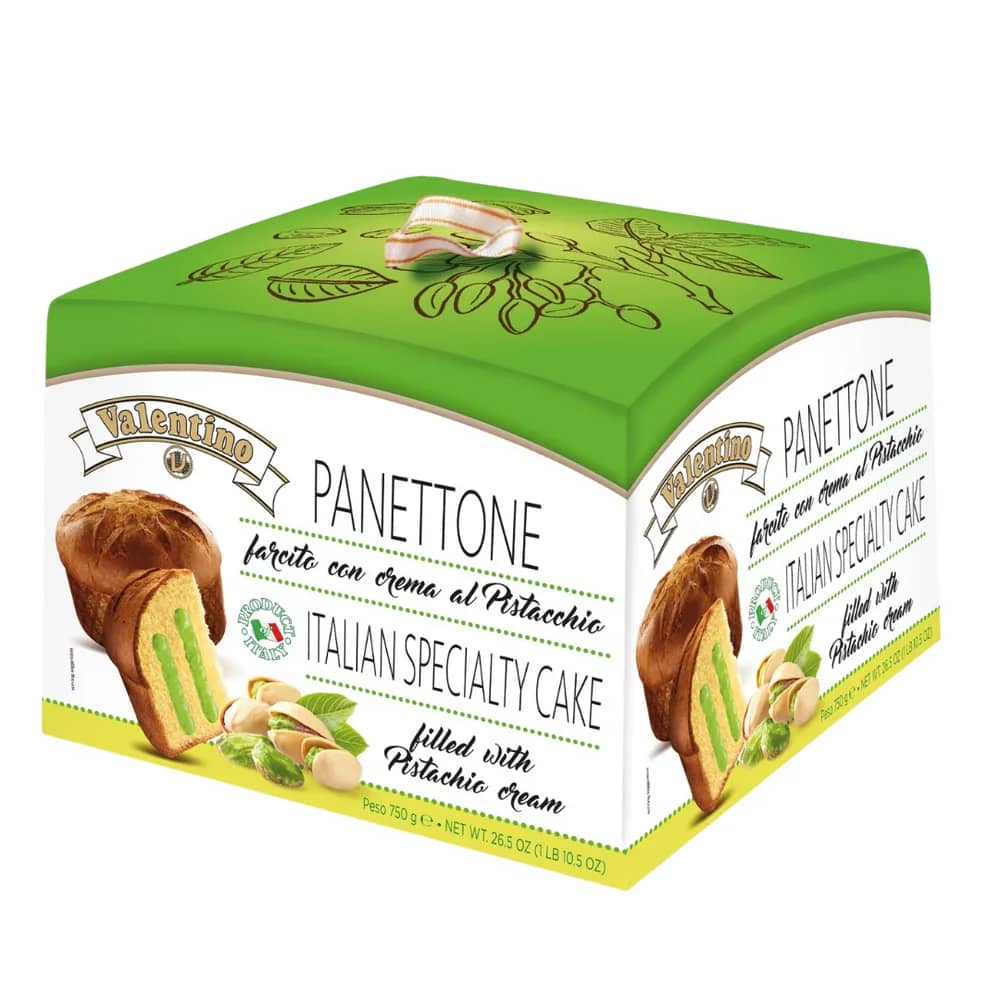 Panettone Relleno con Crema de Pistacho
