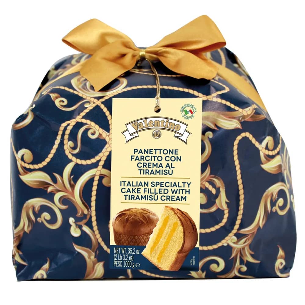Panettone Premium Relleno con Crema de Tiramisú