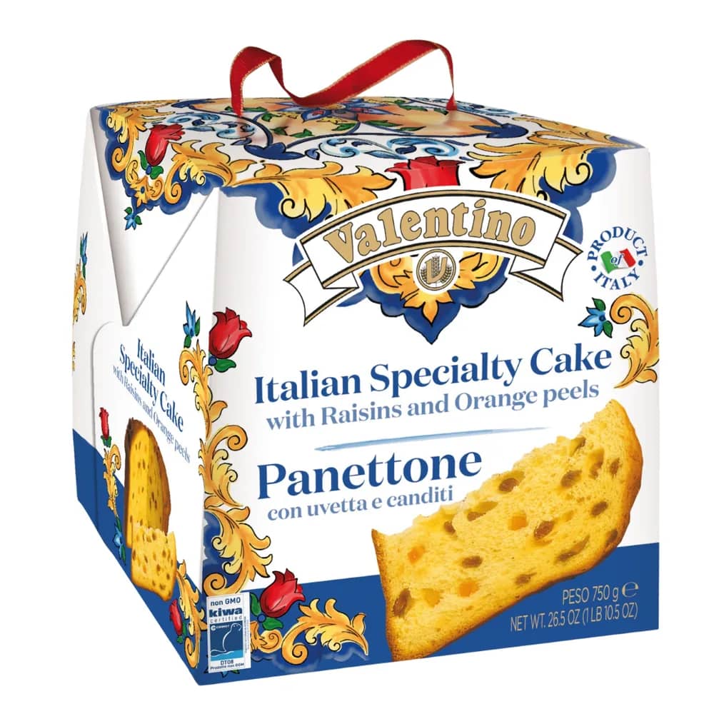 Panettone con Uvas Pasas y Cáscara de Naranja