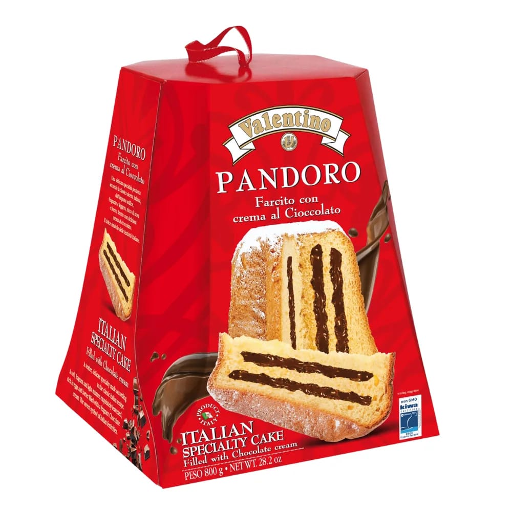 Pandoro Relleno de Crema de Chocolate