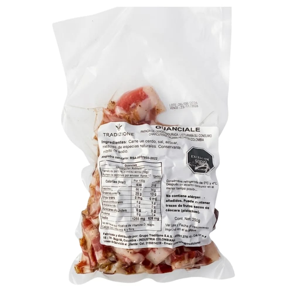 Guanciale de Cerdo
